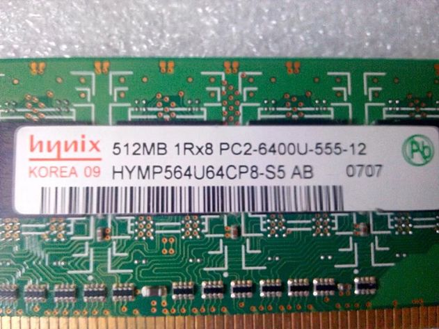 Hynix DDR2-800 (PC2-6400) 512mb Корея оригинал