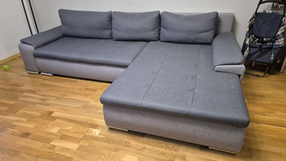 Narożnik z funkcją spania prawostronny