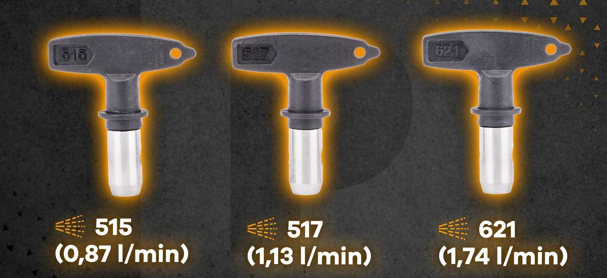 Agregat malarski pistolet hydrodynamiczny 1500w wąż 15m 225bar 3xdysza