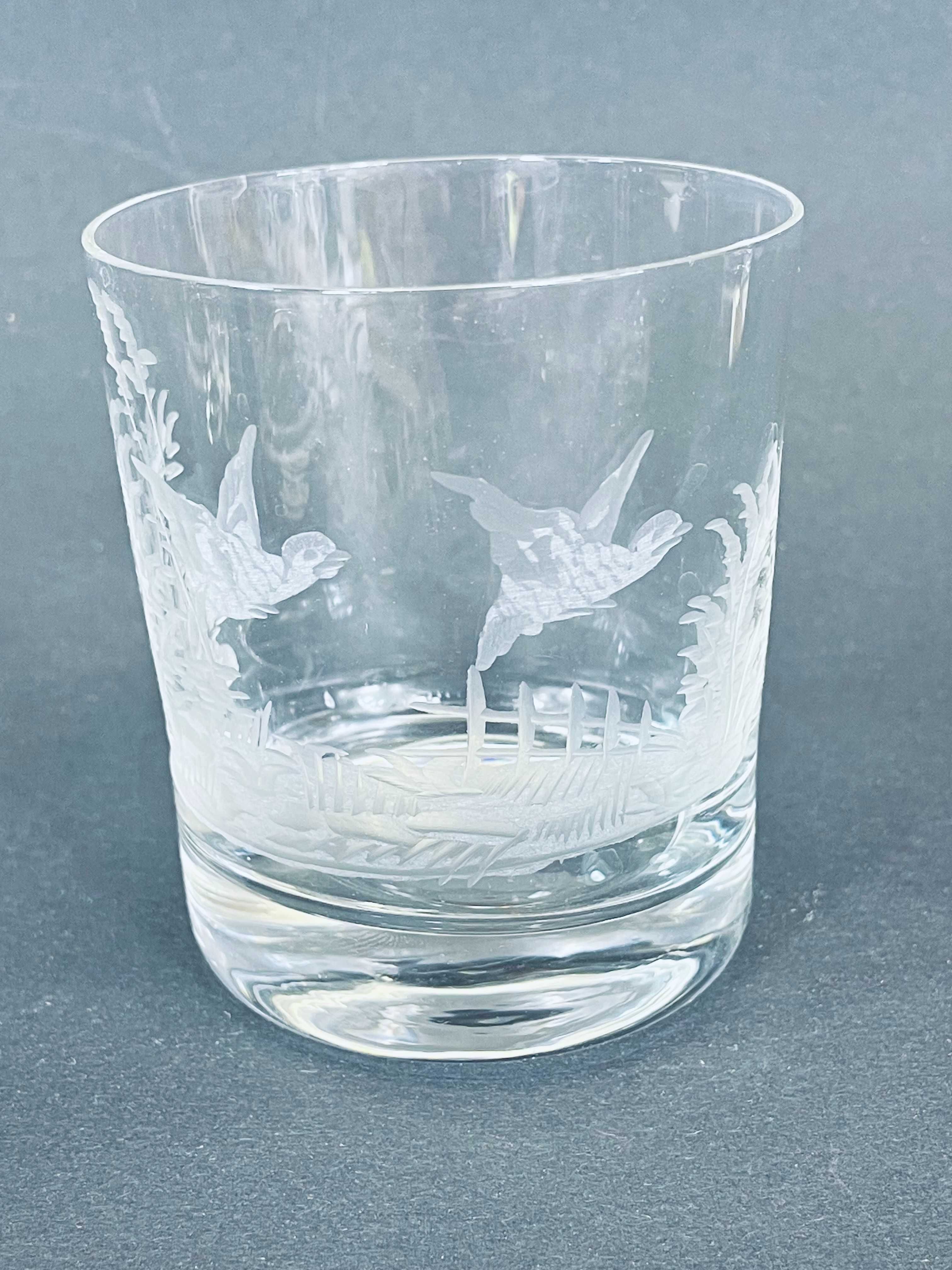 Szklanka Bohemia do whisky z motywem myśliwskim