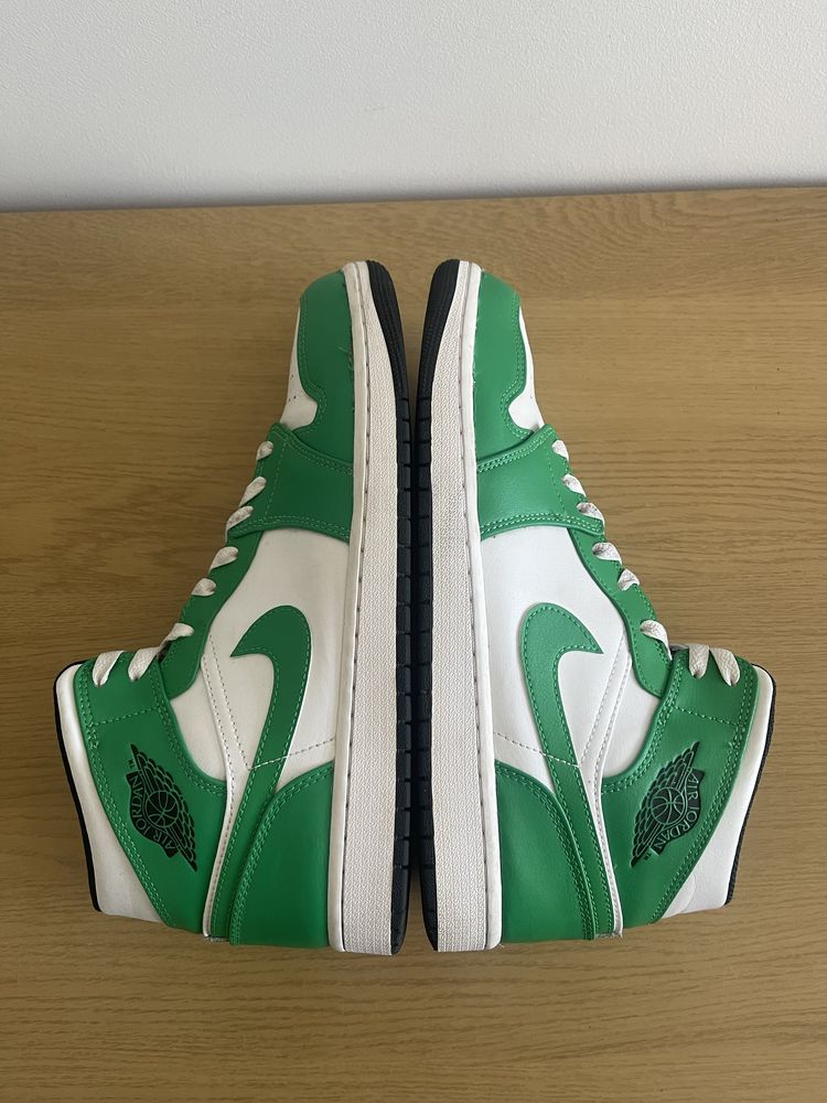 Jordan 1 Mid Lucky Green