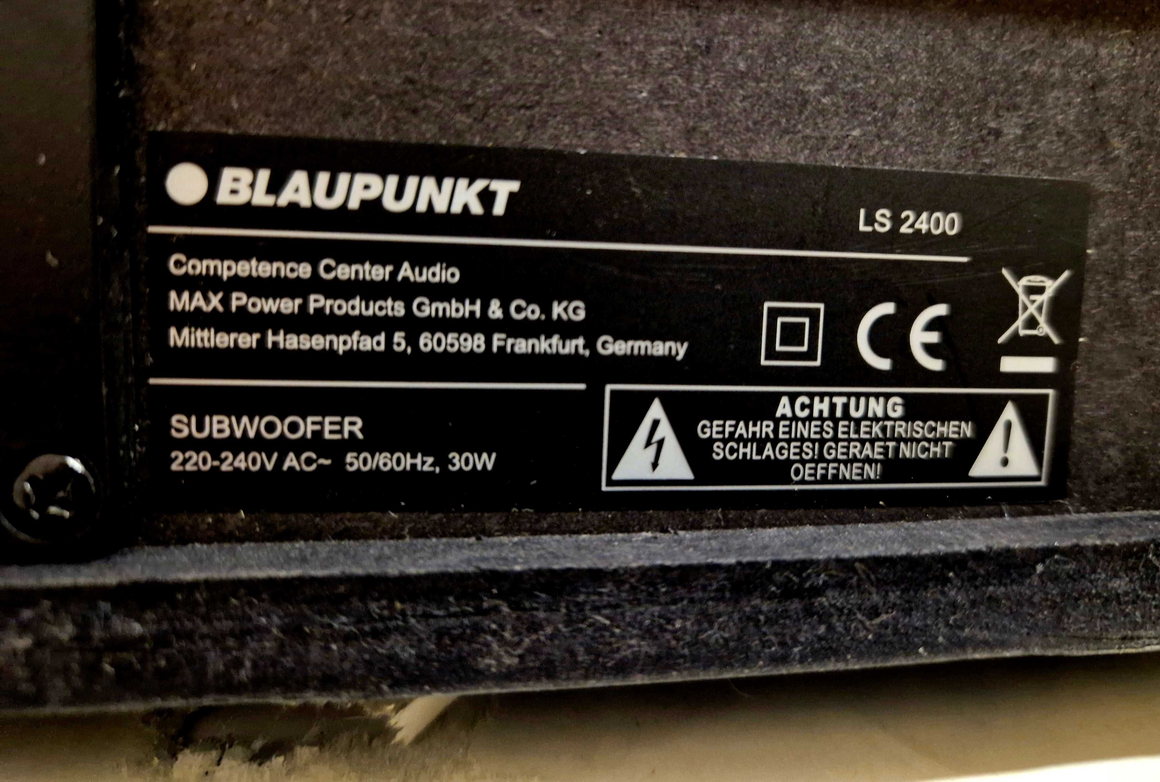 blaupunkt ls 2400 беспроводная колонка блютуз саундбар сабвуфер