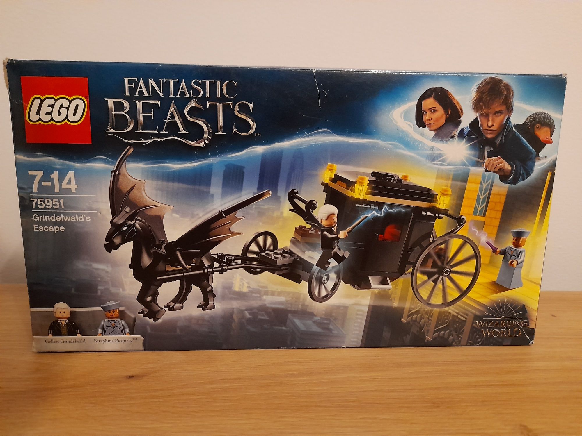 Oryginalne Lego Fantastic Beasts 75951 ucieczka Grinewalda