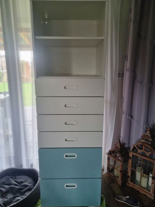 Regał Stuva Ikea i skrzynia