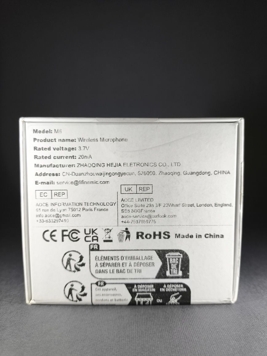 ‼️Fifine M6 - бездротовий петличний мікрофон петличка + гарантія 90 дн