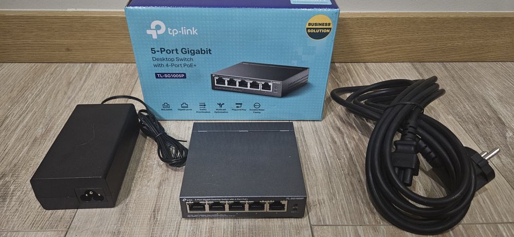 TP-Link TL-SG1005P | Switch Gigabit | 4 portas PoE+