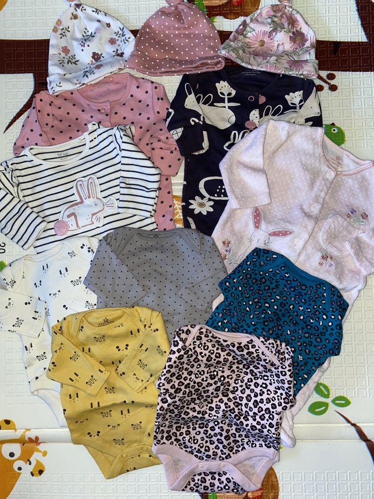 Conjunto Next de 12 peças bebe menina tam 0