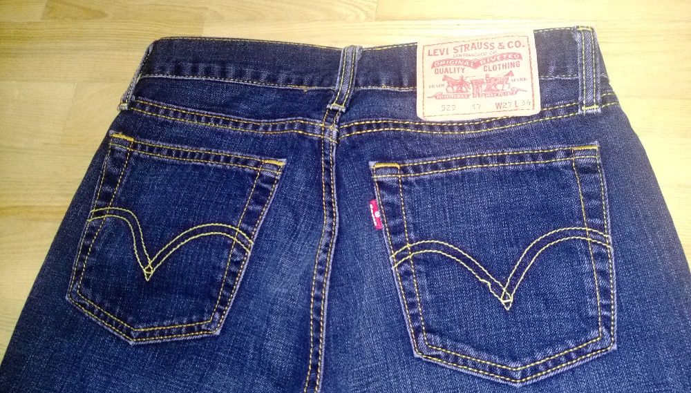LEVI’S LEVI STRAUSS&CO. 529 17 W27 L34 spodnie jeans