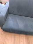 Sofa dwuosobowa niebieska