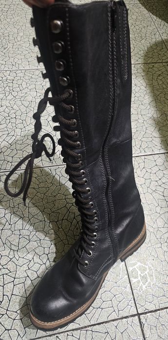 Высокие,  кожаные ботинки" VAGABOND "/Испания/40р.