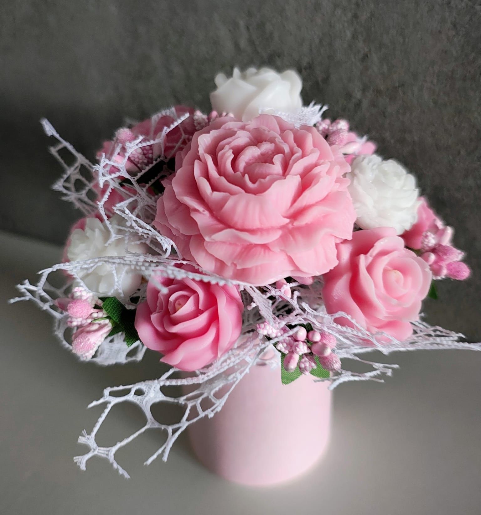 2x Mydlany FlowerBox, bukiet mydlany 100% handmade