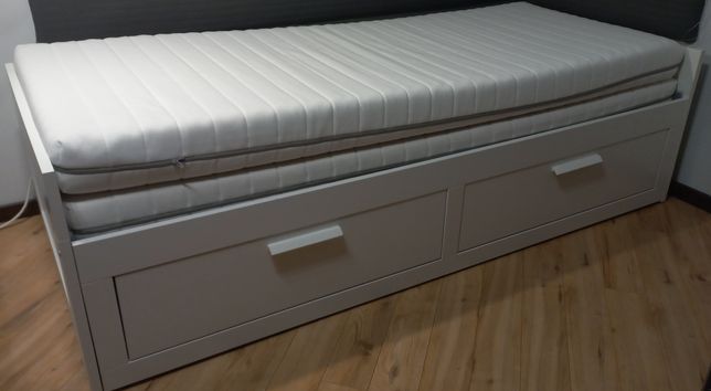 Łóżko Podwójne Ikea Brimnes