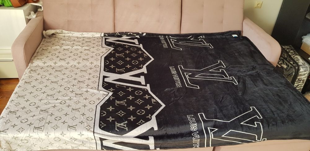 Ozdobna ciepła  pled 200x160