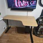 Ikea Bekant biurko narożne prawe regulowane 160 x 110
