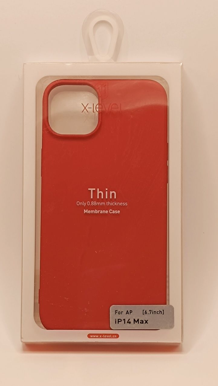 iPhone 14 max Apple etui plecki czerwone