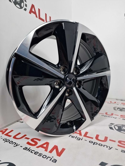 NOWE/DEMO oryginalne alufelgi DS 17" 5x108 DS 4 DS 7 DS 9- Czarne