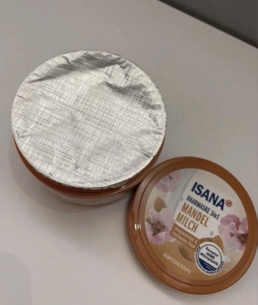Isana, Haarmaske Mandelmilch (Maska do włosów Mleczko migdałowe`)
