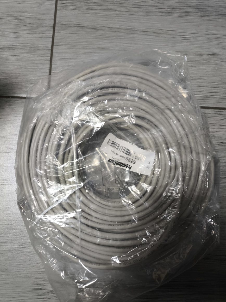 PremiumCord Patch Kabel CAT 6a S/FTP, 10Gbit/s, 50 m