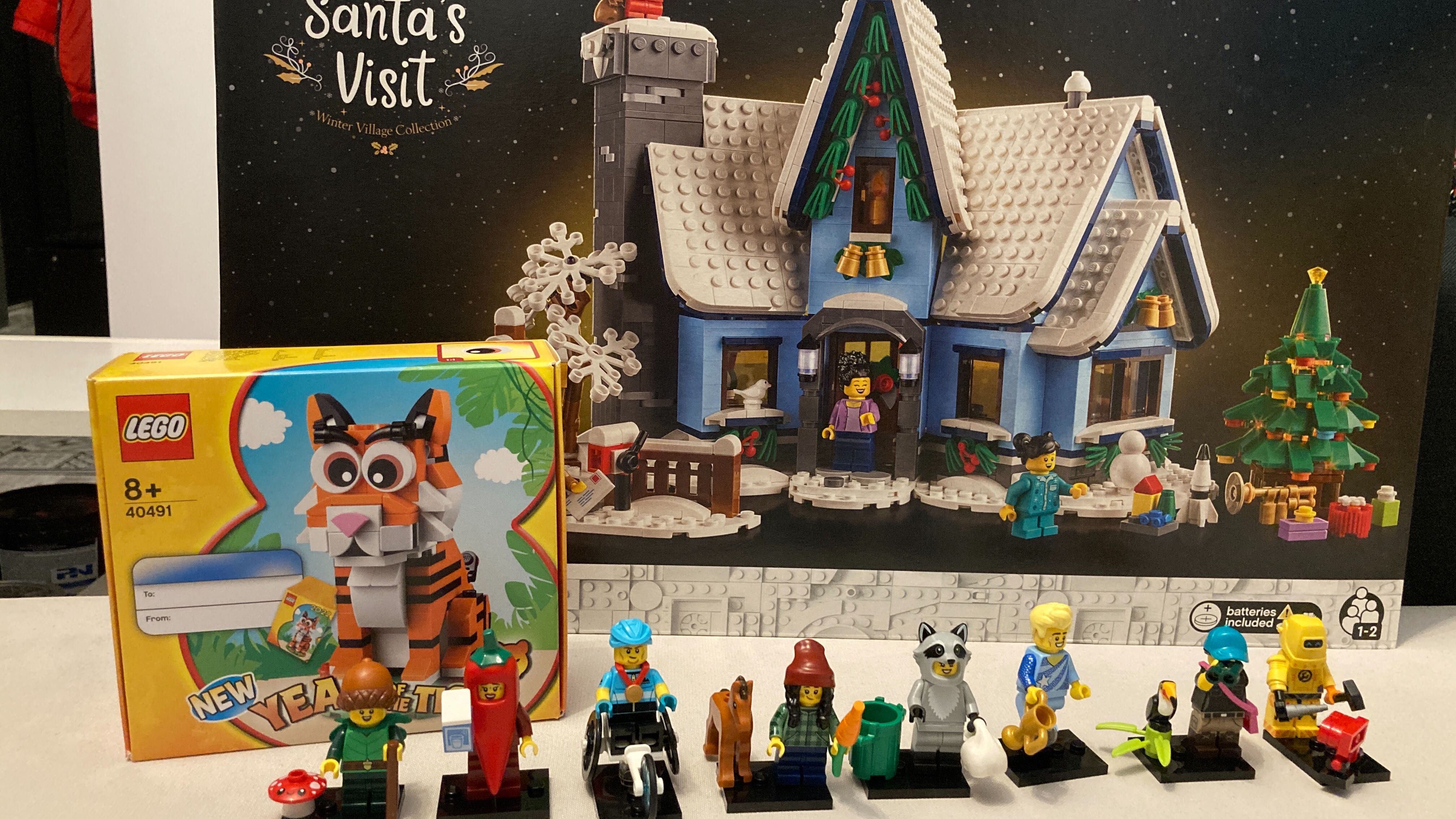 Nowe Lego 40499 Sanie św Mikołaja i 10293 Wizyta Świętego Mikołaja