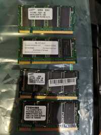 Memória portátil DDR 4x256Mb PC2700 e PC2100