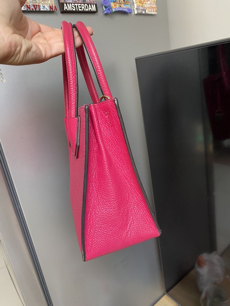 Oryginalna różowa torebka Michael Kors Mercer Medium ultra pink