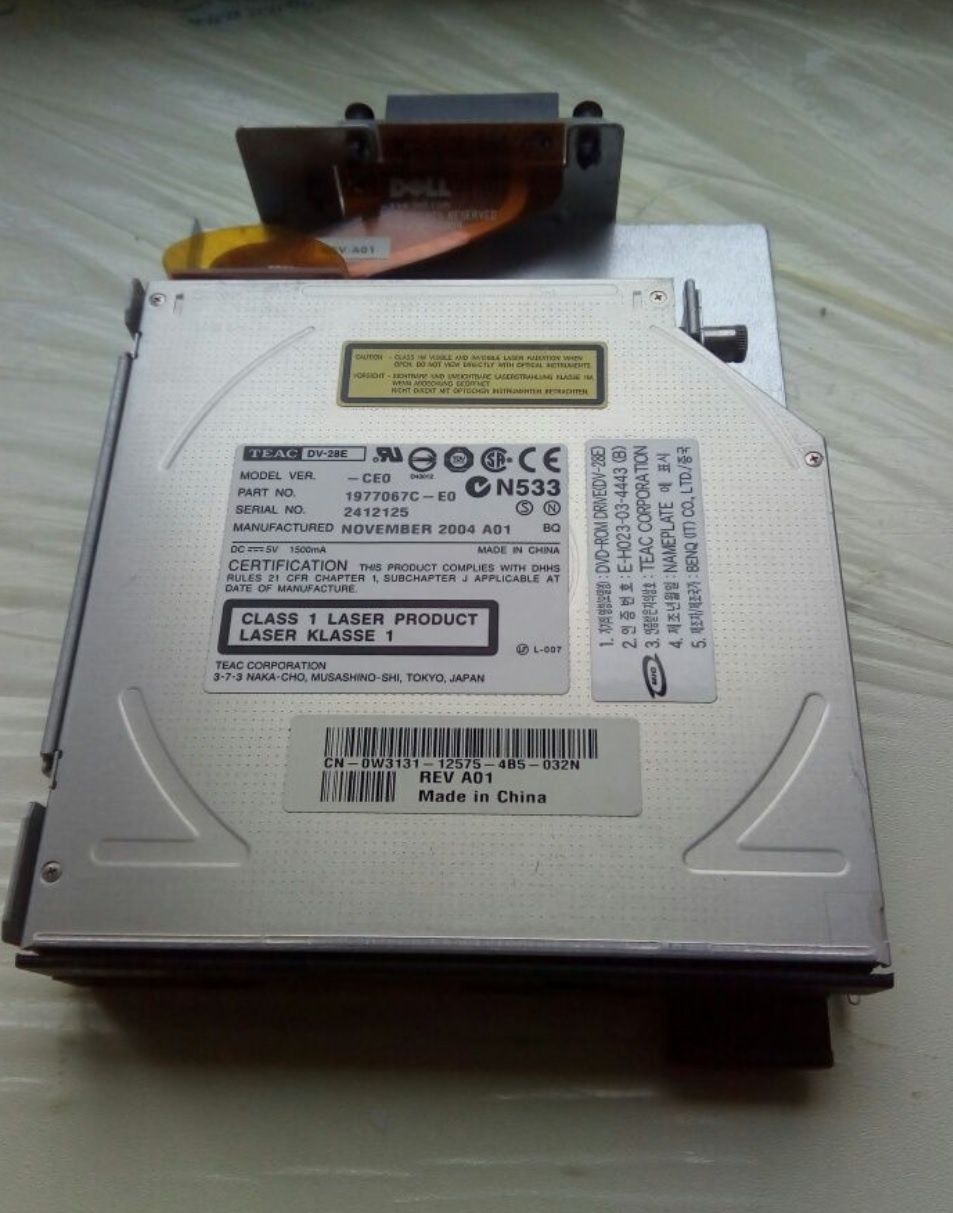 Dell Teac dvd/cd slim drive with floppy DV-28E