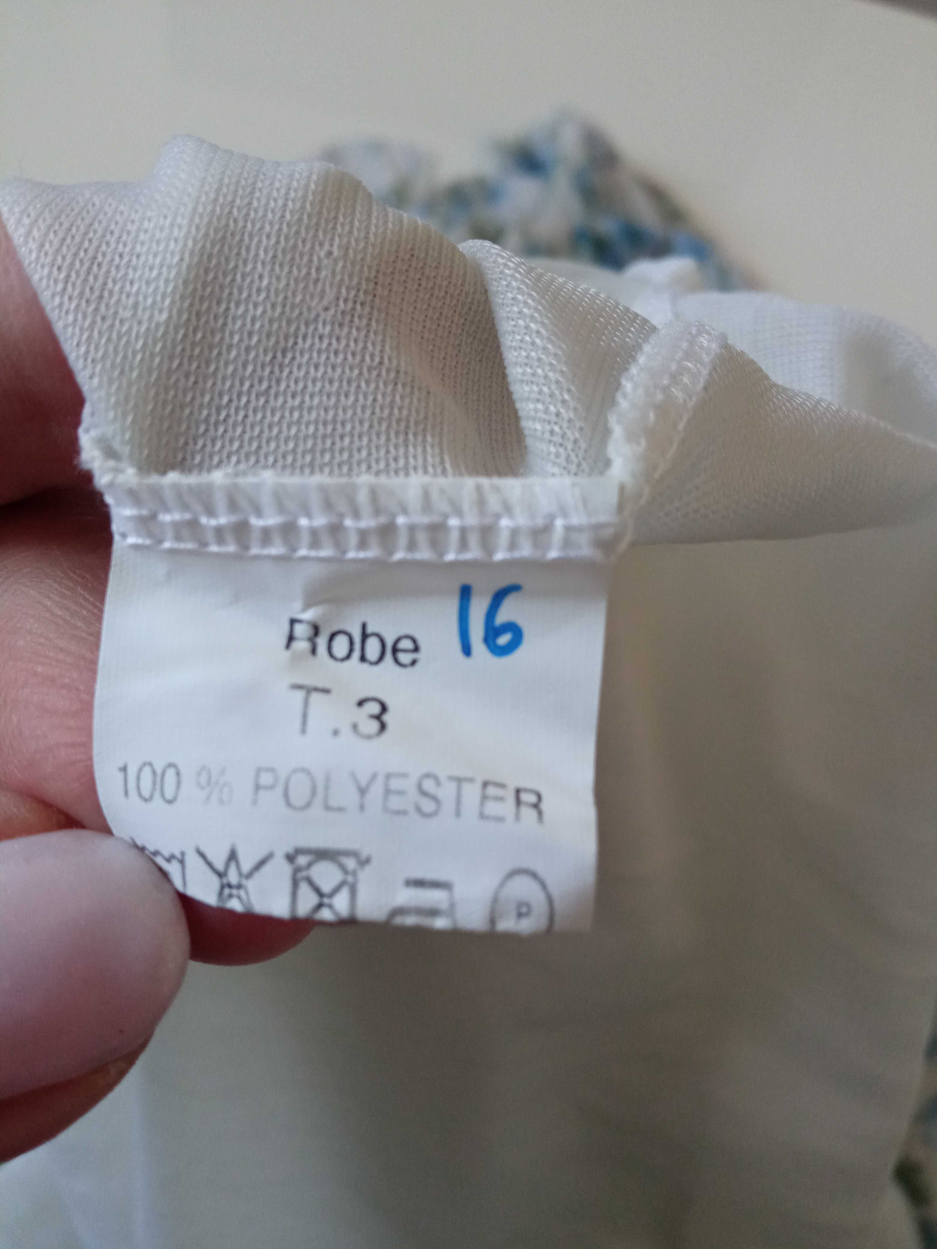 Megi Collection zwiewna letnia sukienka w kwiaty r M/L