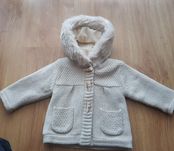 Sweterek/bluza/z kapturem dla dziewczynki 2 sztuki