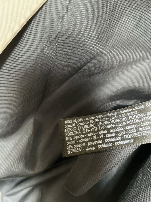 Massimo Dutti Trencz jasny beż