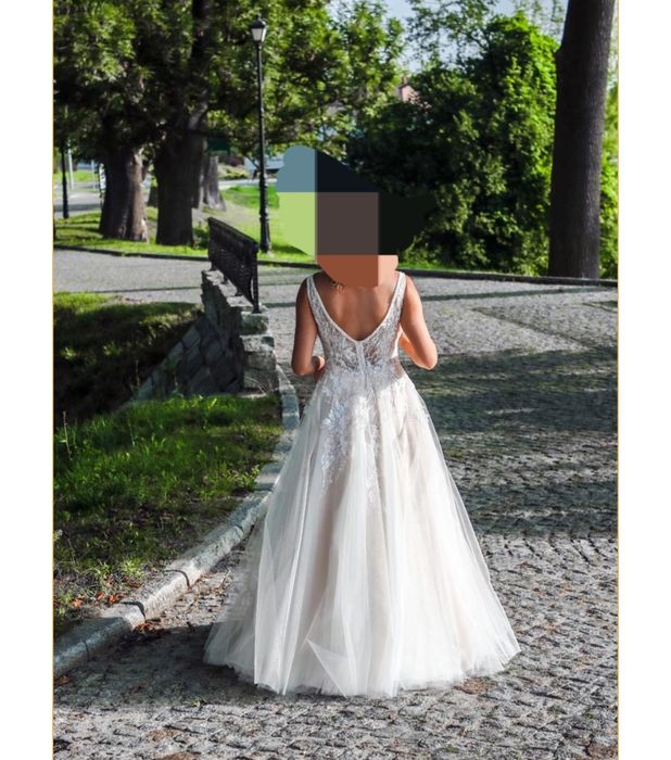 Suknia ślubna ecri OKAZJA