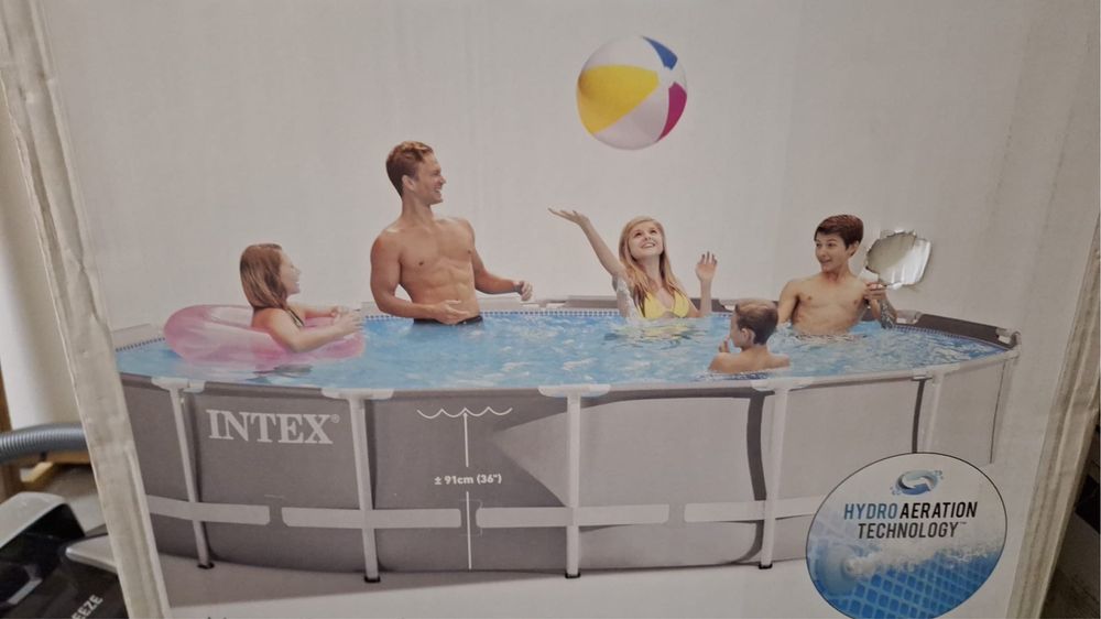 Intex prism frame premium pool set