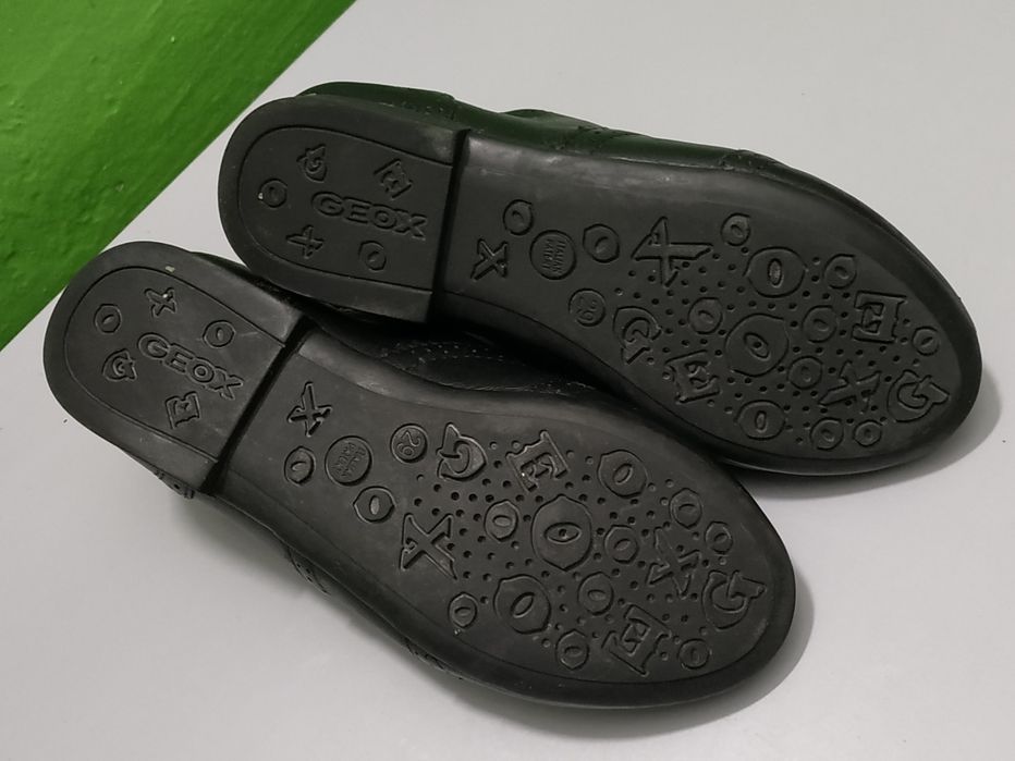 Туфли кожаные дышащие GEOX черевики для мальчика