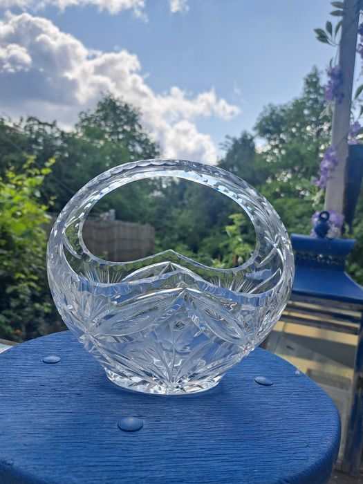 Kryształ kosz salaterka kryształowa