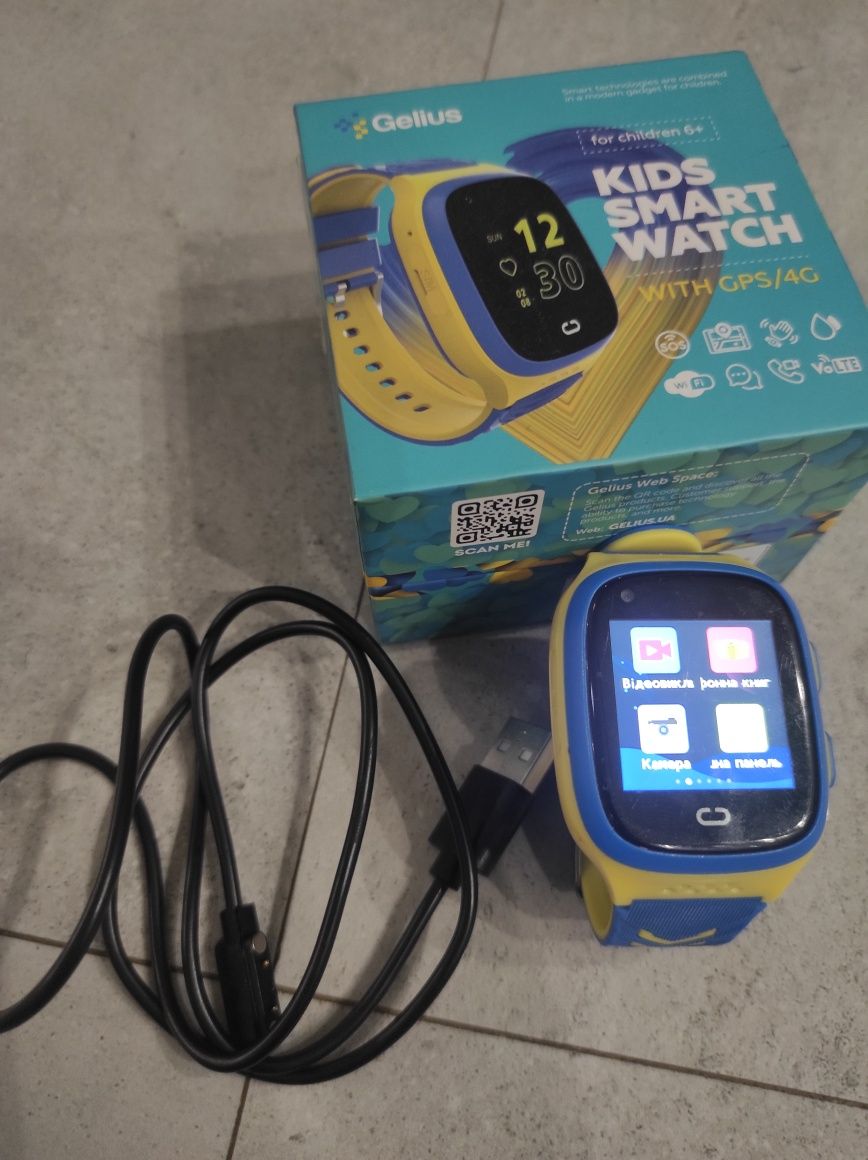 Дитячий смарт-годинник з GPS/4G Gelius GP-PK006 Ukraine