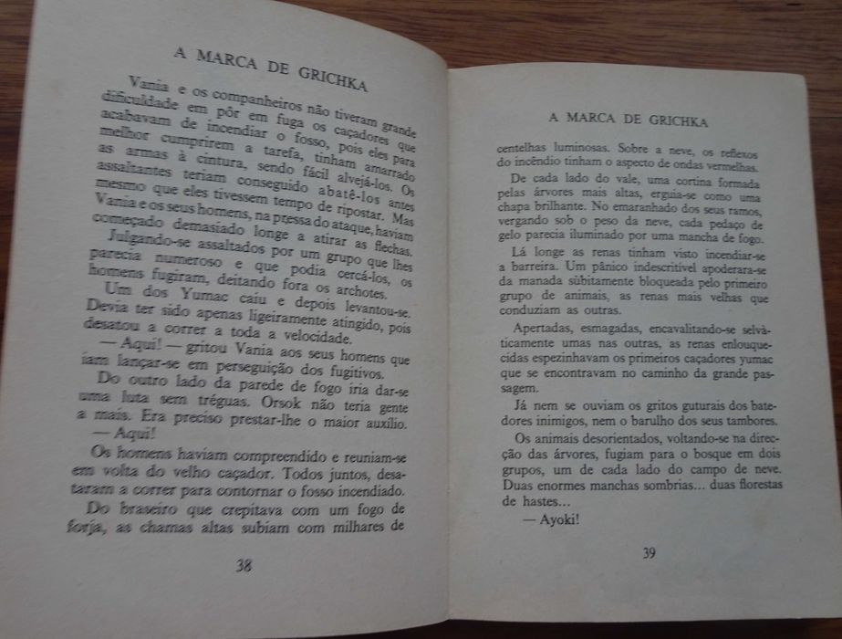 A Marca de Grichka de René Guillot - 1ª Edição 1974