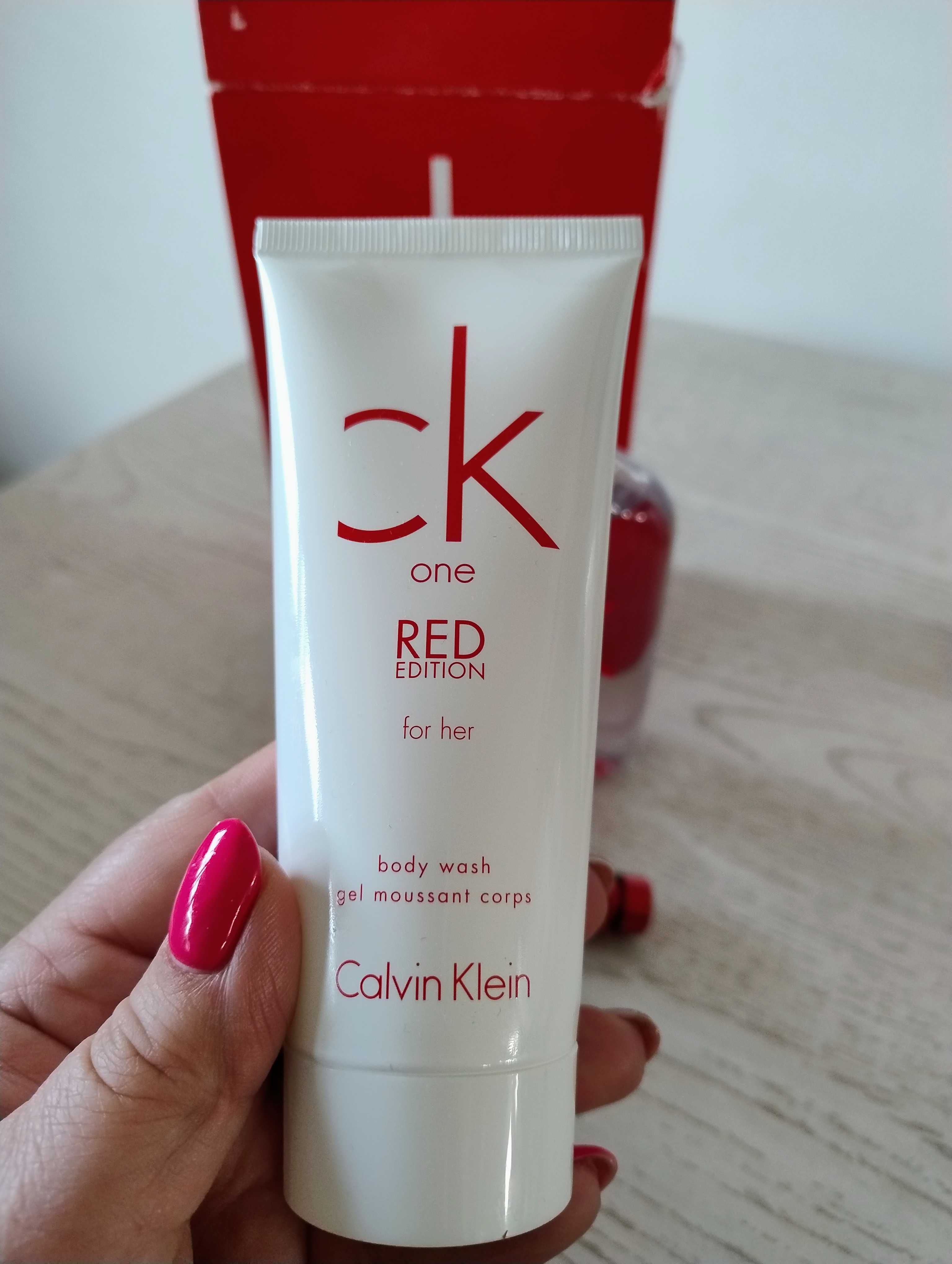 CK Calvin Klein perfum One Red Edition plus żel pod prysznic