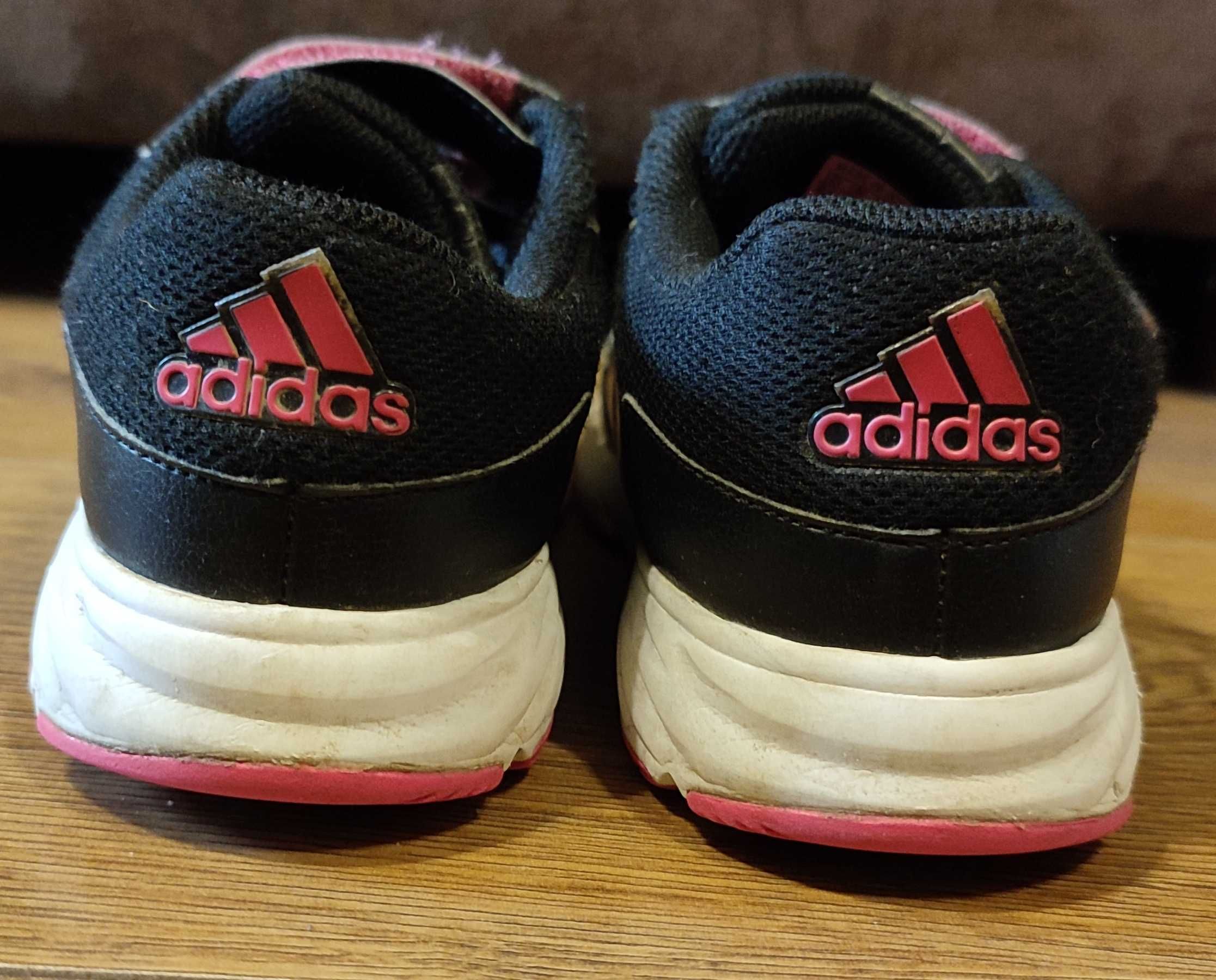 Adiadasy Adidas rozm. 34 Czarno - różowe