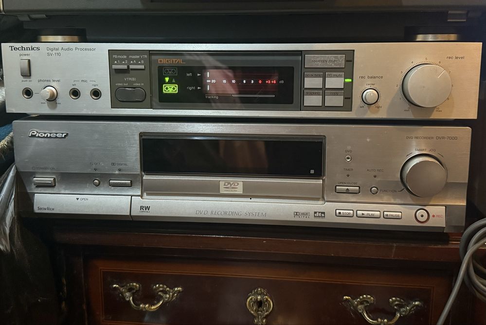Technics Digital Audio Processor SV-110 - PAL - super raro - 220v
