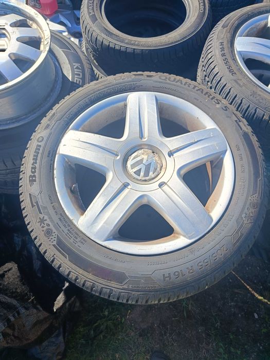 VW Audi 5 x 100 Komplet alufelg z oponami wielosezonowymi