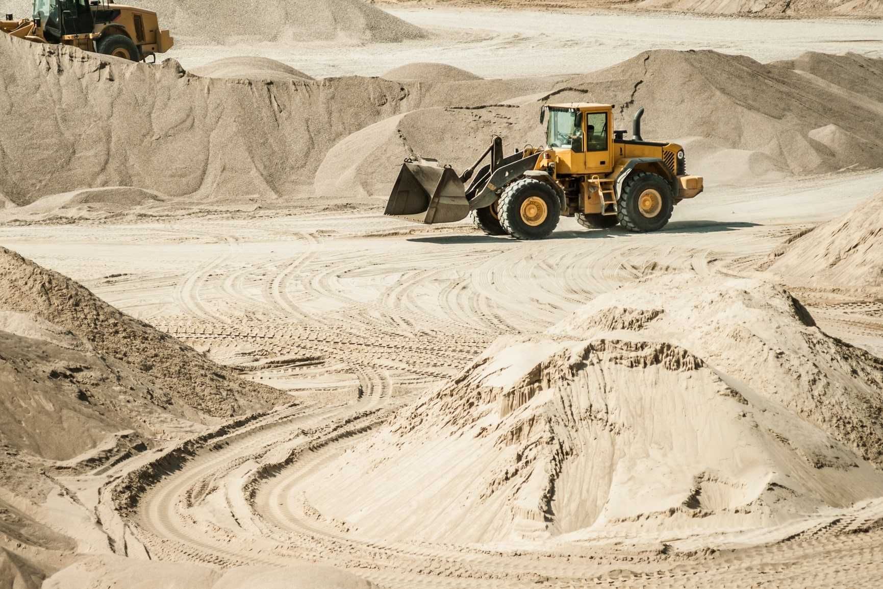 Piasek do murowania, piasek żółty, piasek płukany