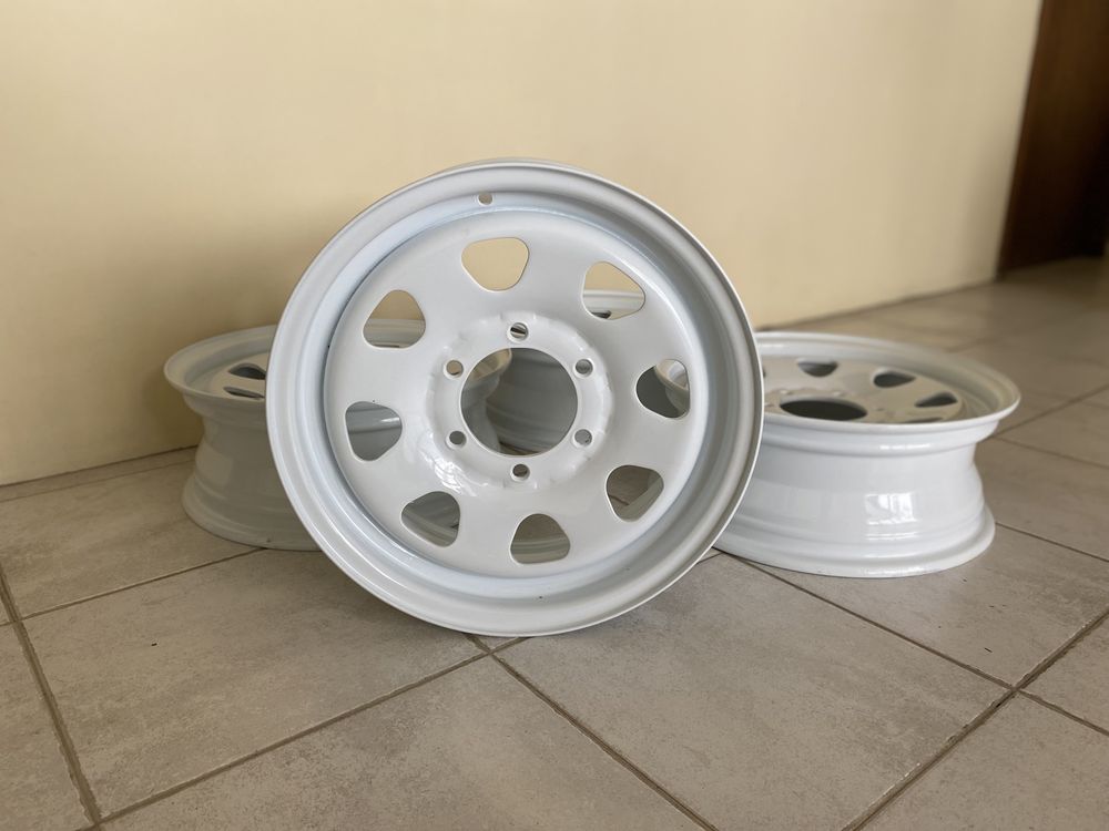 Jantes 16” 6x139.7 jipe originais Nissan Patrol Y260 Mitsubishi Toyota