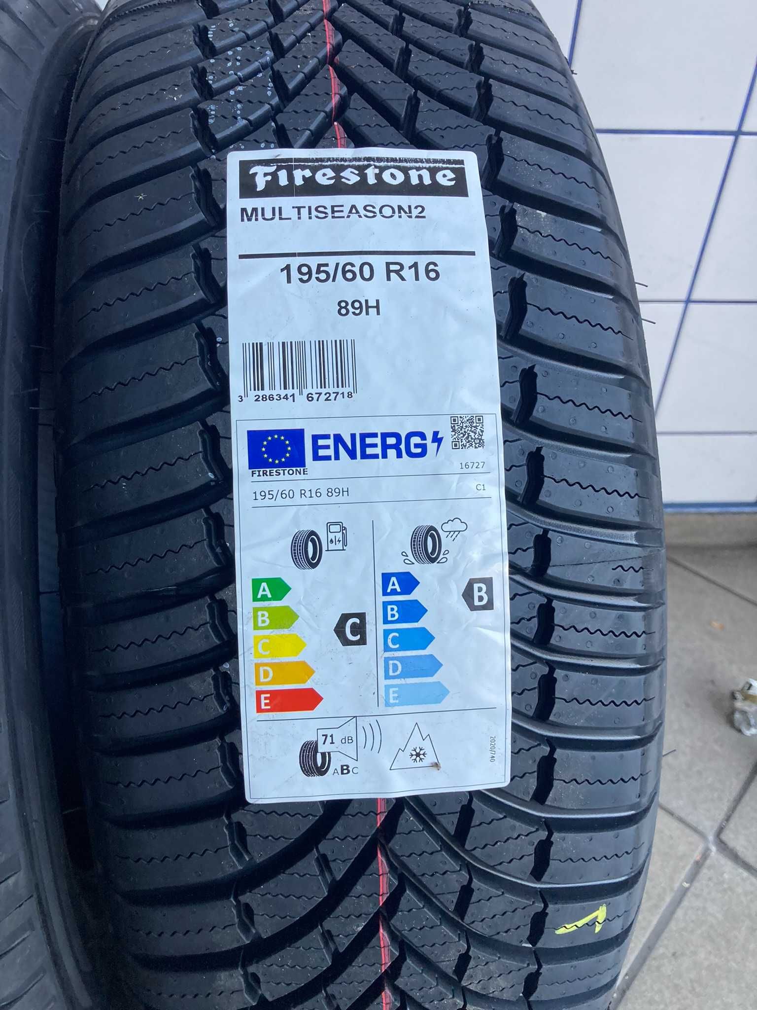 4szt. Nowe 195/60R16 Firestone Multiseason 2 [142]