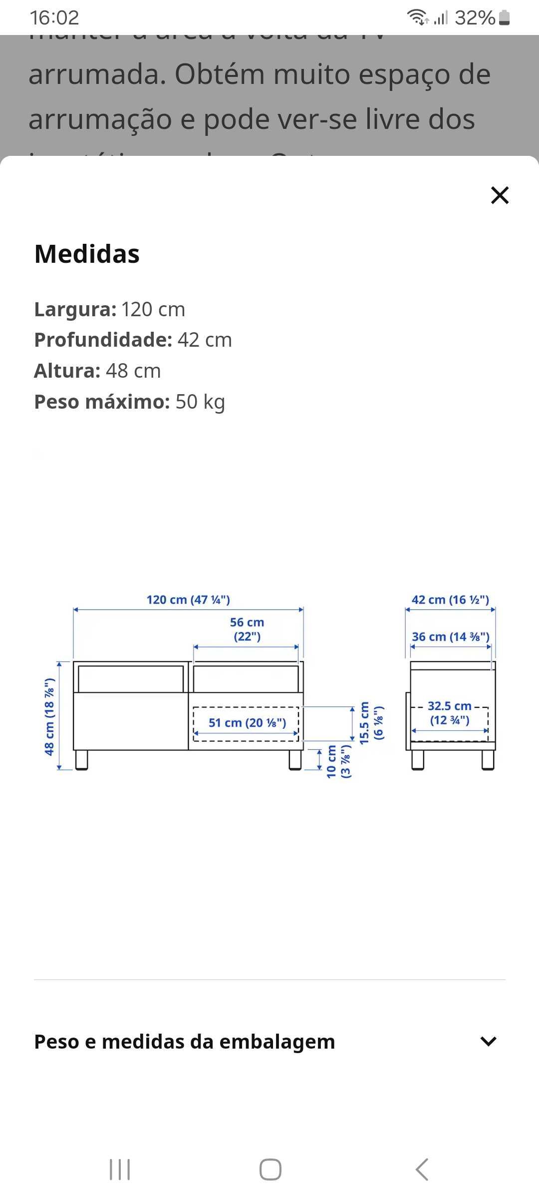 Armário tv IKEA BESTÅ