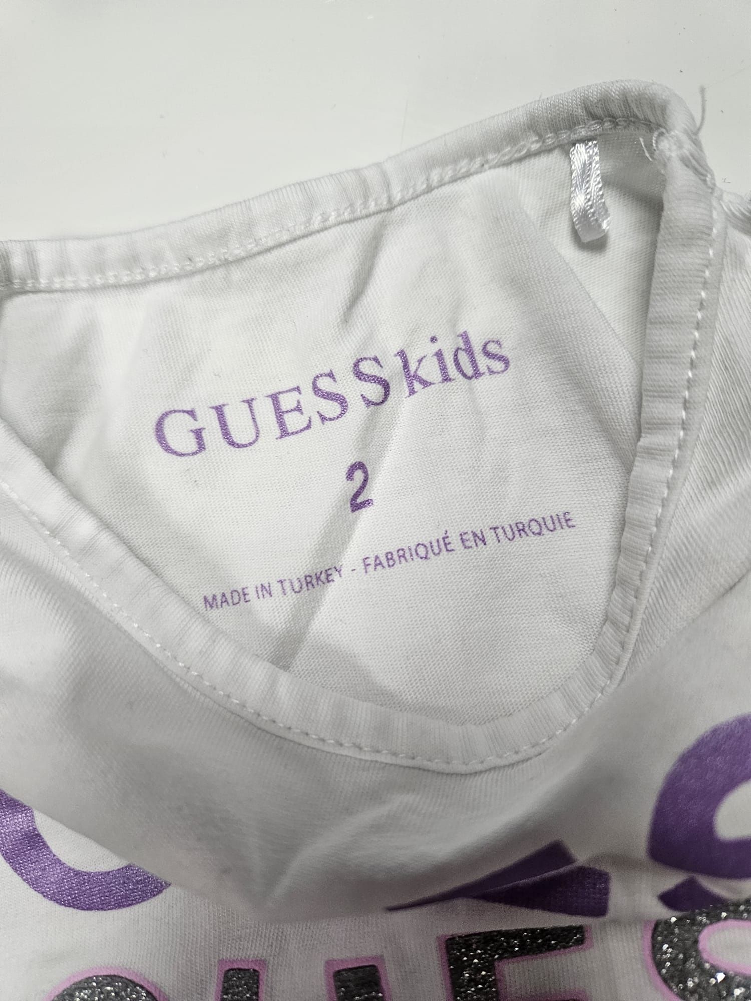 Koszulka T shirt Guess z krótkim rękawem Kids rozm 92