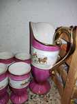 Jarro com 6 copos vintage