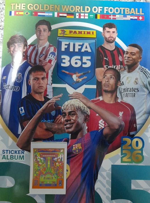 Caderneta e cromos da fifa 365