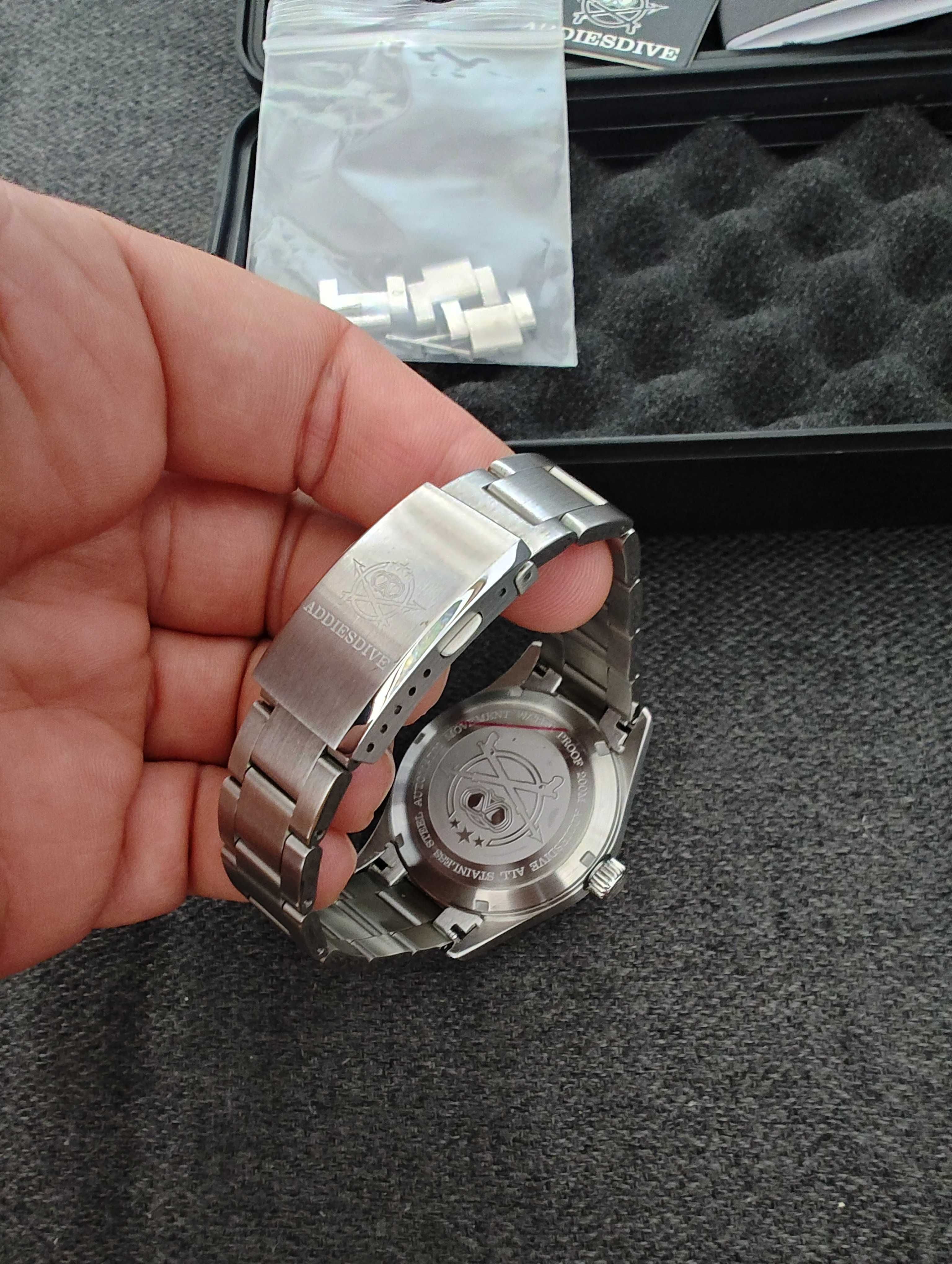 addiesdive 2048 Hamilton Khaki nh35 39mm