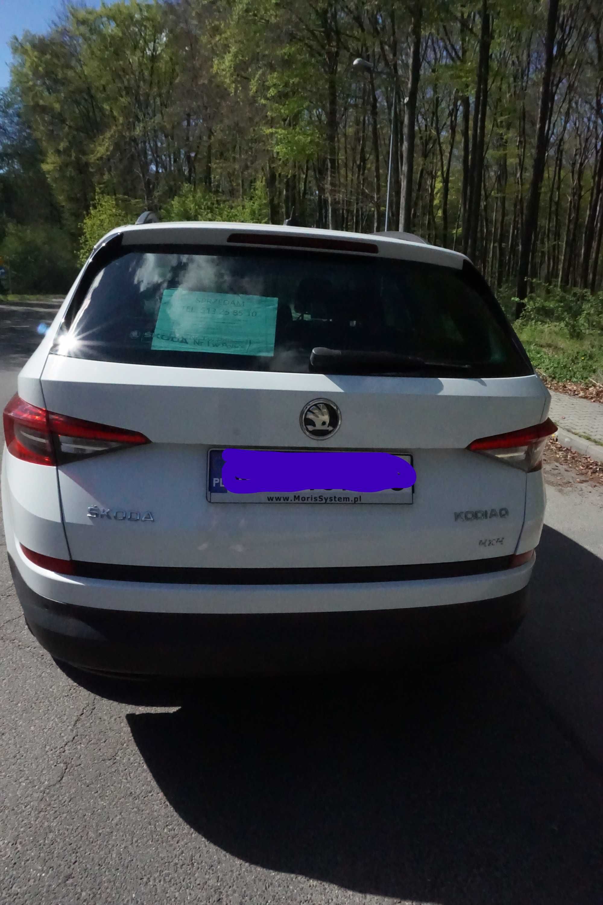 Skoda kodiaq 2.0 TDI 2019 4x4 seria scout kolor biała perła