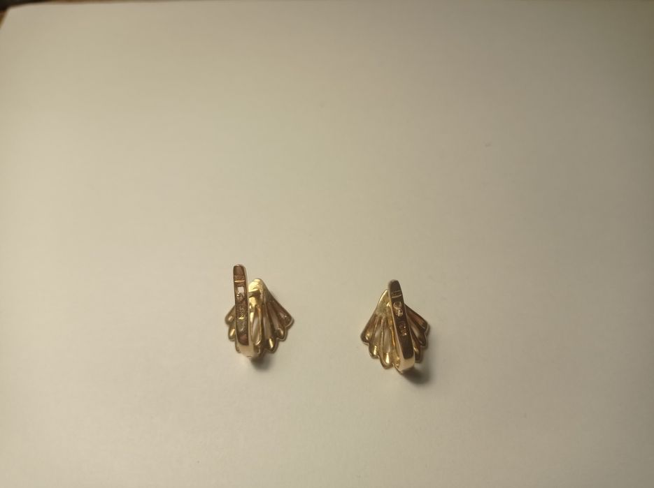 Золотые серьги 585 проба