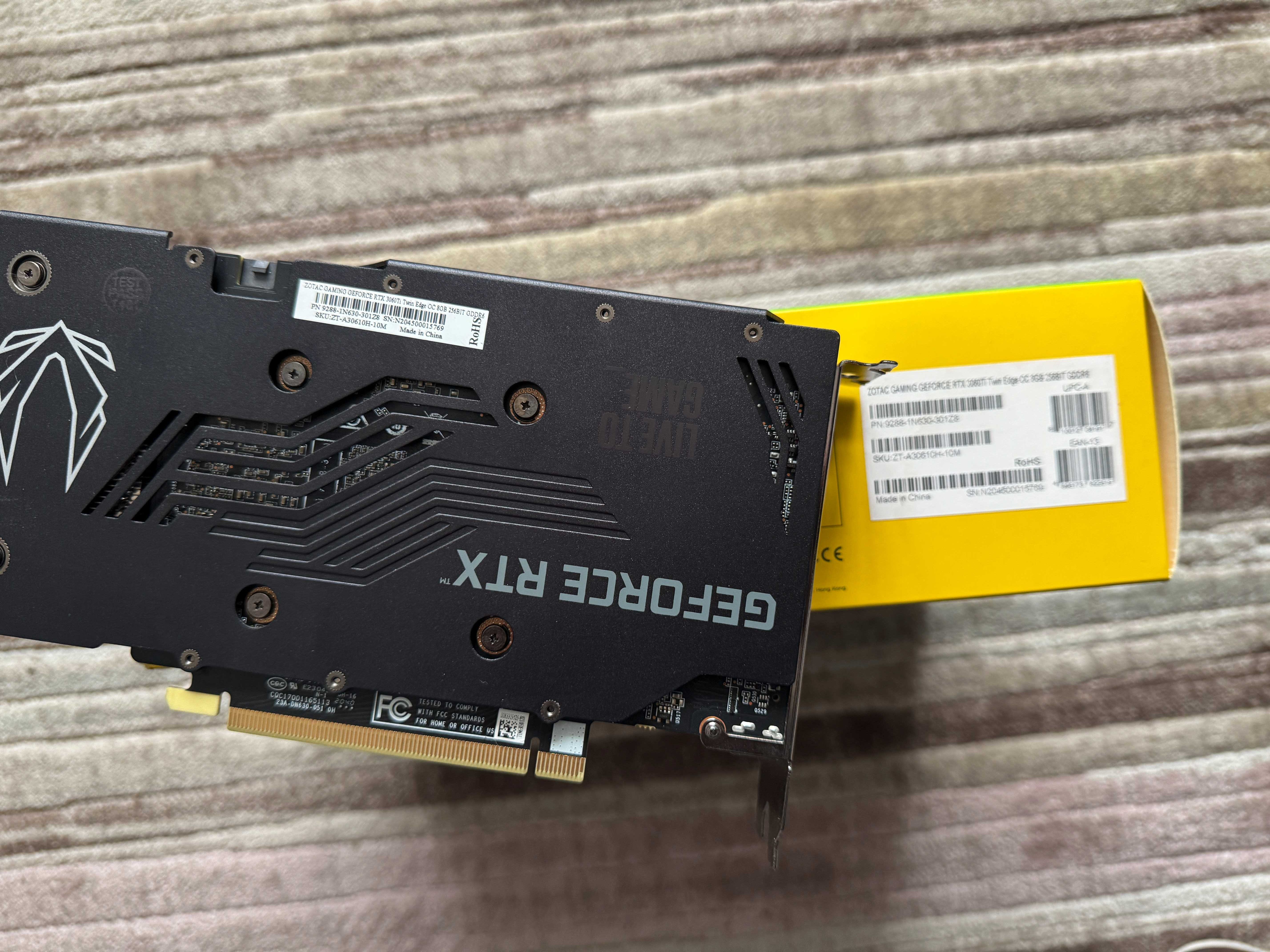 Відеокарта Zotac RTX 3060 Ti Twin Edge OC Edition 8Gb